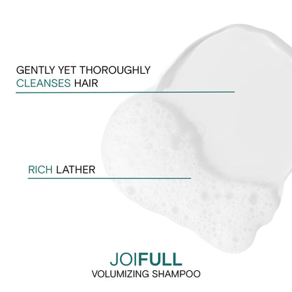 Joico JoiFULL Volumizing Shampoo | For Fine, Thin Hair | Add Instant Body | Long-Lasting Fullness | For Thicker Bouncier Hair | Boost Shine | With Lotus Flower & Bamboo Extract