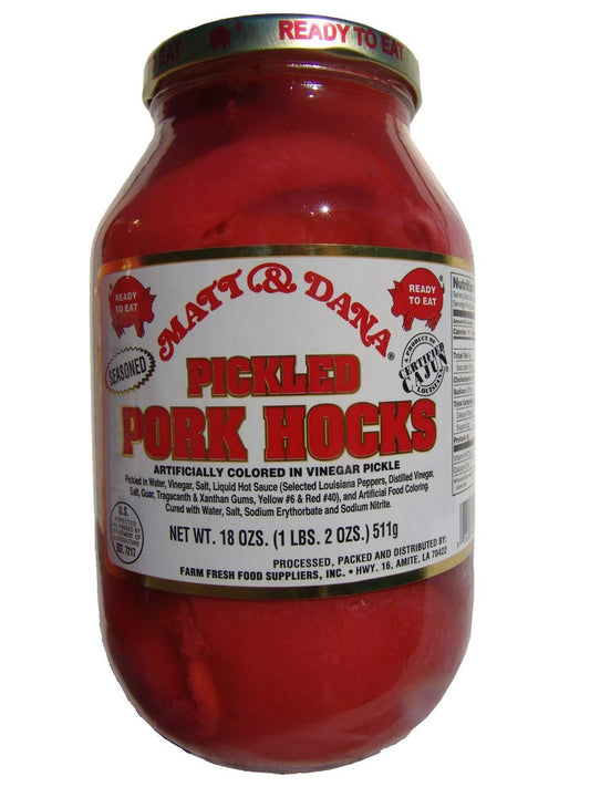 Matt & Dana Pickled Pork Hocks 16 oz and Farm Fresh Food