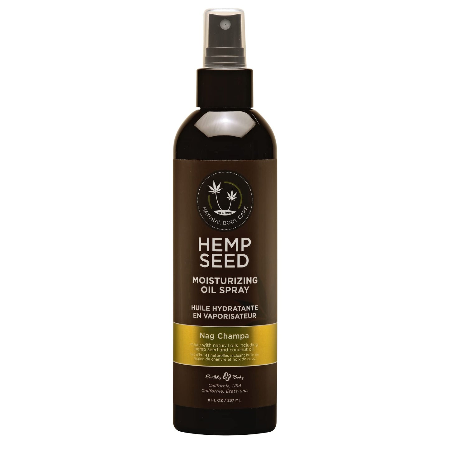 Hemp Seed Moisturizing Oil Spray - 8 oz - Smooth, Moisturize & Protect Skin - With Vitamin E + Hemp Seed, Coconut & Avocado Oils - Vegan, Cruelty Free