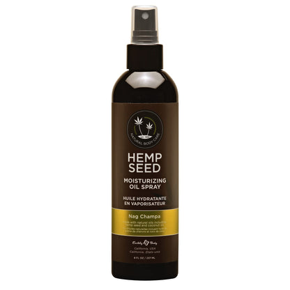 Hemp Seed Moisturizing Oil Spray - 8 oz - Smooth, Moisturize & Protect Skin - With Vitamin E + Hemp Seed, Coconut & Avocado Oils - Vegan, Cruelty Free