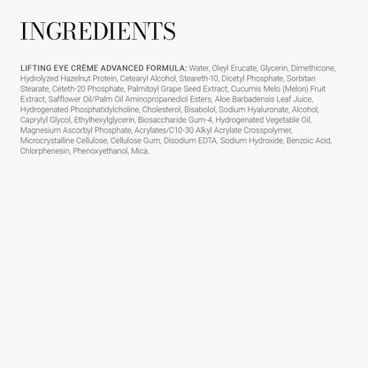 Meaningful Beauty Lifting Eye Crème Advanced Formula Under Care