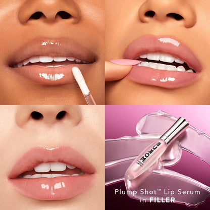 Buxom Plump Shot Peptides Lip Serum, Filler, Travel Size