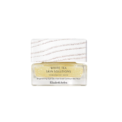 Elizabeth Arden White Tea Skin Solutions Brightening Eye Gel, Dark Circles & Crow's Feet Treatment, Hydrating Anti-Aging Cream, 0.5 fl oz (Pack of 1)