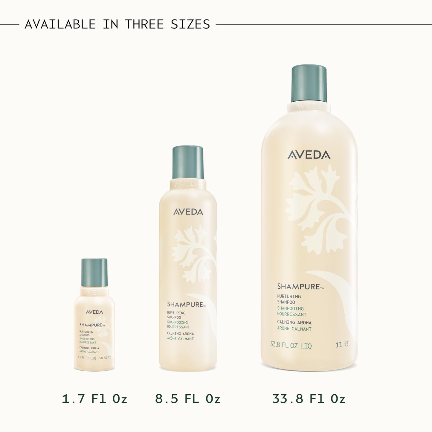 Aveda Shampure Nurturing Shampoo for Fine to Medium Hair | Gently Cleanses and Nourishes Hair | With Abyssinian Oil | Calming Aroma of Lavender & Ylang Ylang |96% Naturally Derived*