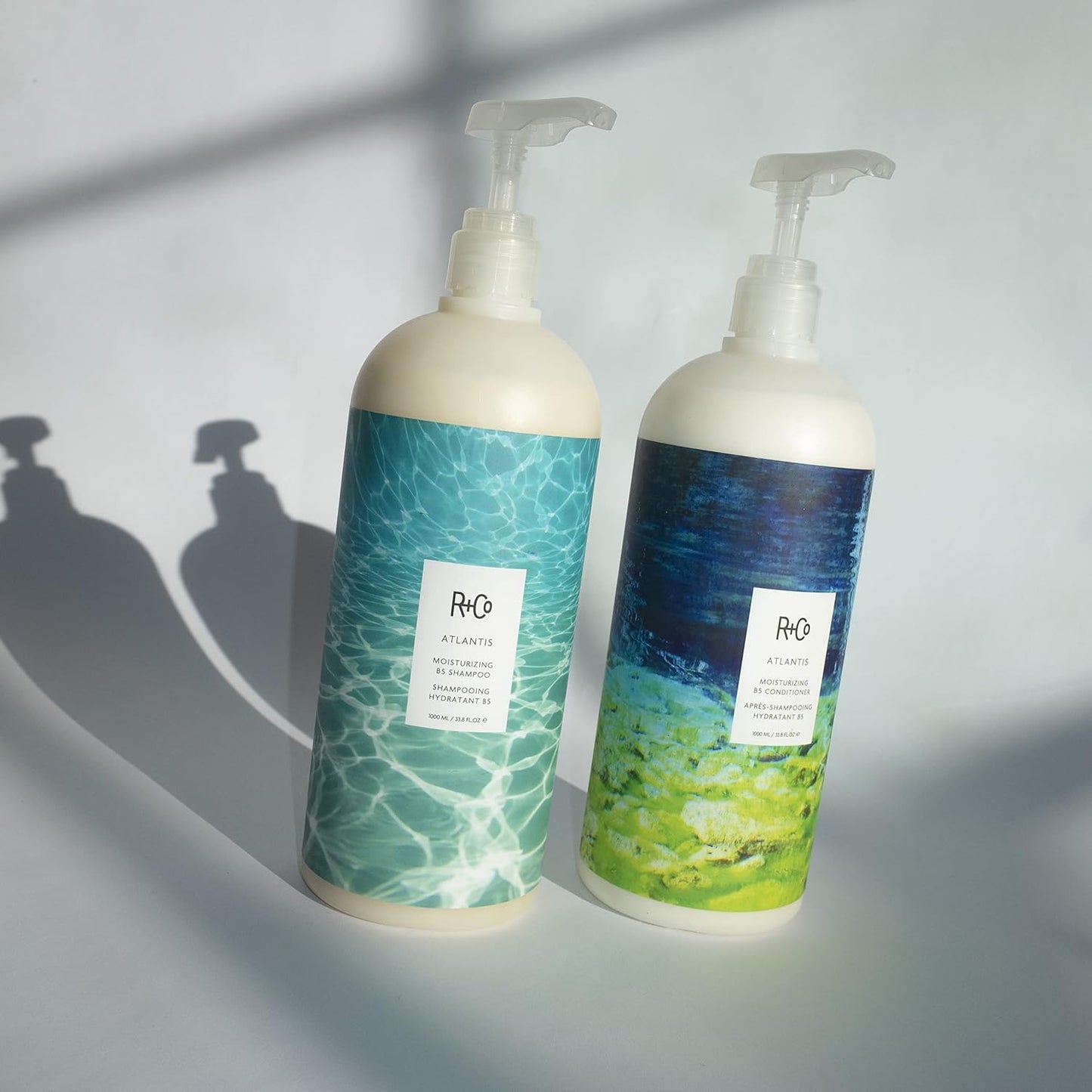 R+Co Atlantis Moisturizing B5 Shampoo | Shine + Tames Frizz + Intense Hydration | Vegan + Cruelty-Free |Vegan + Cruelty-Free