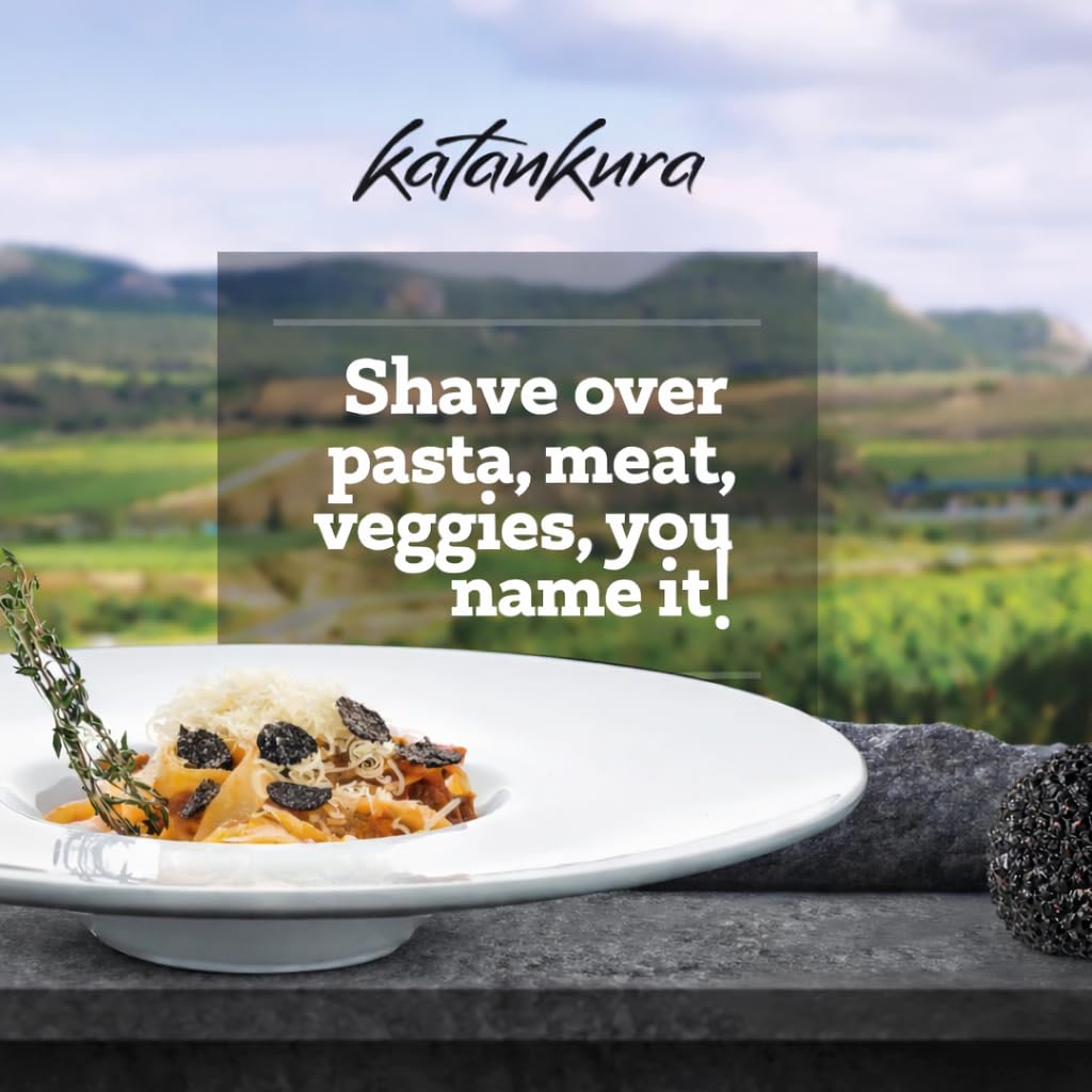 Katankura Whole Black Truffle, Preserved Truffles Wild Harvested, Vegan Gluten Free Non-GMO, Gourmet Fresh Truffle in Glass Jar - 0.28 Oz (Pack of 1)