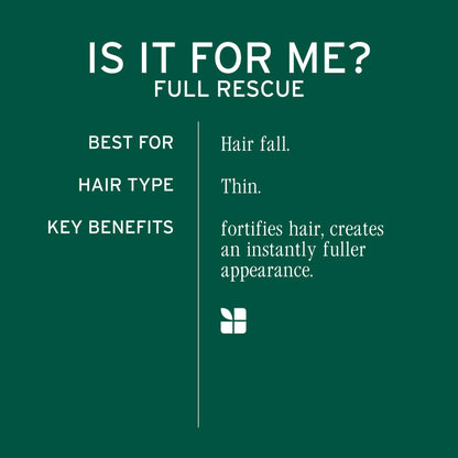 Biolage Full Rescue Densifying Leave-In Spray - Instantly Fuller-Looking Hair, Controls Flyaways, Detangles for Easy Styling, Rosemary Oil & Niacinamide, Vegan & Cruelty-Free, 8.5 Fl Oz