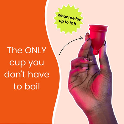 Bfree Menstrual Cup 2-Pack - Reusable Period Cup Leak-Free Eco-Friendly Tampon/Pad Alternative Feminine Hygiene Product for Teens, Women - Includes Size 1 + Size 2 Cups