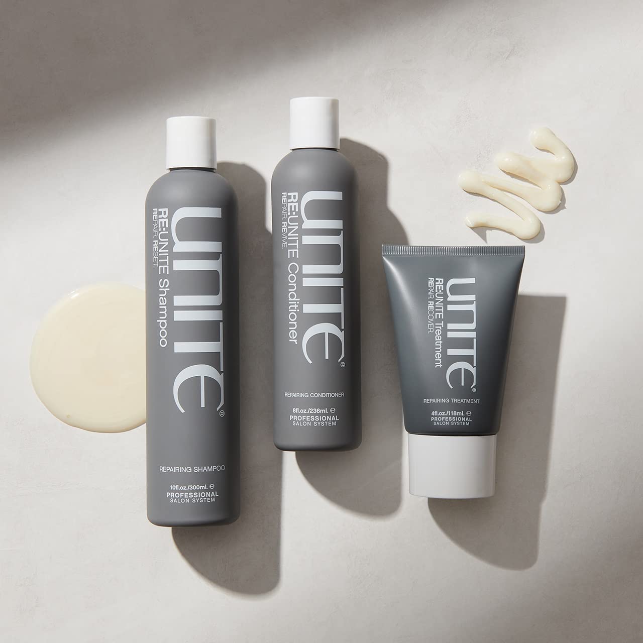 UNITE Hair - RE:UNITE Shampoo - Reparative Shampoo That Removes Buildup, Strengthens, and Restores pH Balance - Ideal for Dry or Damaged Hair, 10 Fl Oz