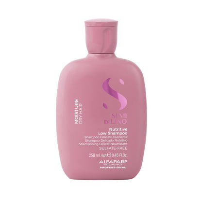 ALFAPARF MILANO Semi di Lino Moisture Nutritive Shampoo and Conditioner Set for Dry Hair - Sulfate Free Moisturizing Shampoo and Conditioner - Safe on Color Treated Hair - Adds Shine and Softness