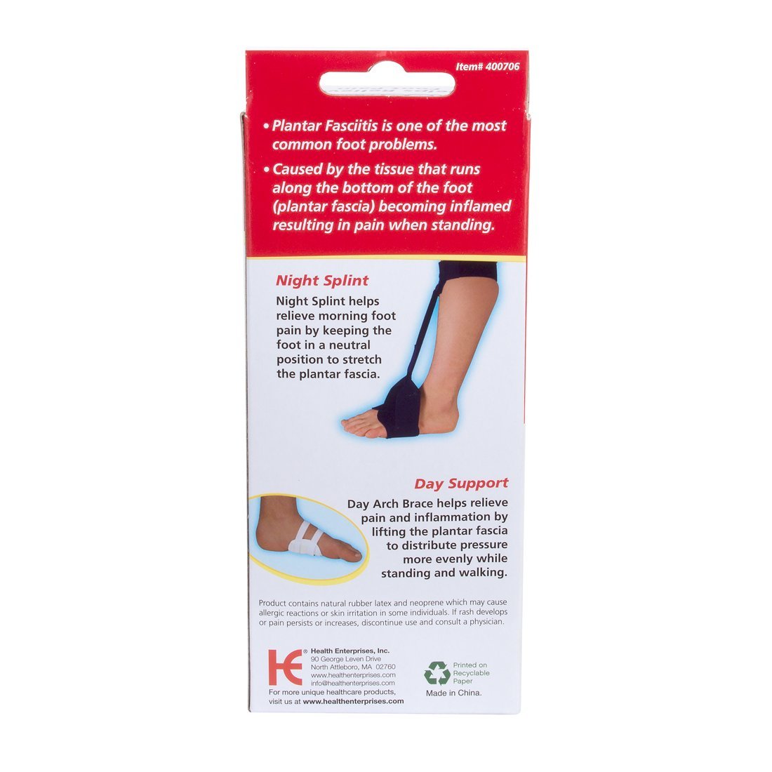Acu-Life Plantar Fasciitis Brace | Joint Pain Relief and Muscle Recovery for Sports and More | For Men or Women | Day and Night