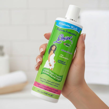 Lemisol Feminine Wash, Daily Cleanser, Hypoallergenic, 16 FL Oz, Bottle