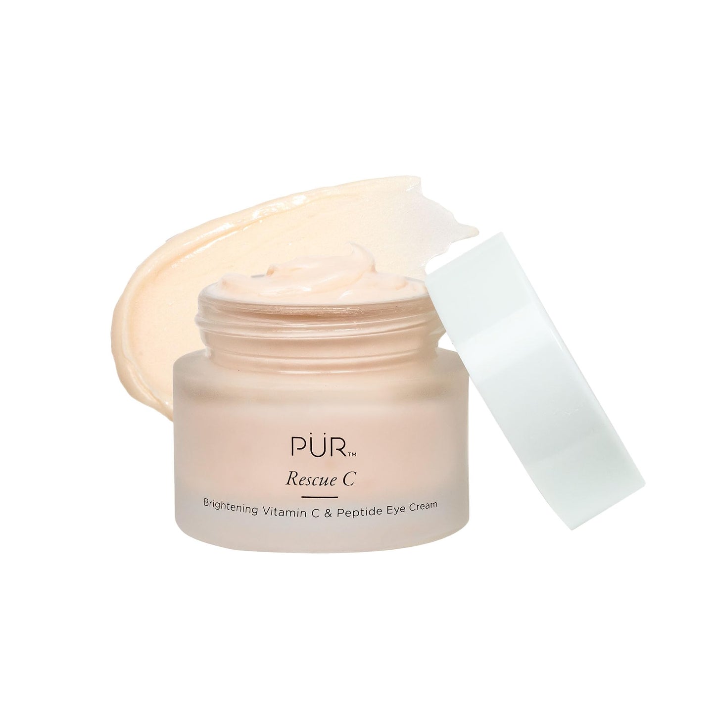 PÜR MINERALS Rescue C Brightening Vitamin C & Peptide Eye Cream, Vitamin C, Caffeine, Peptide, 0.5 oz