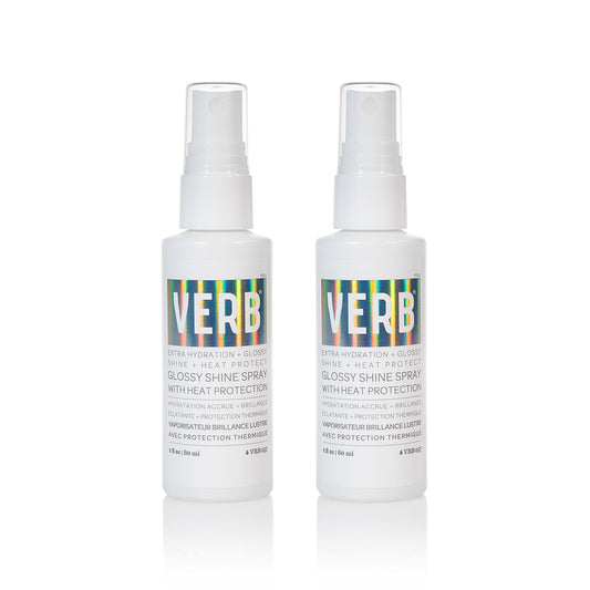 VERB Glossy Shine Spray - Moisturizing Heat Protection Hair Spray - Adds High Shine and Primes for Styling - Vegan, No Parabens or Harmful Sulfates