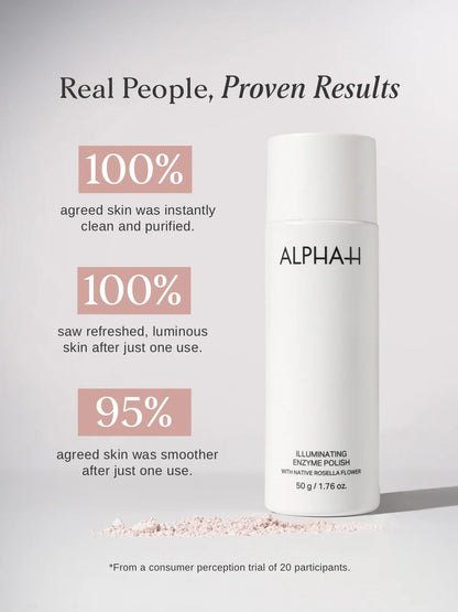 Alpha-H Illuminating Enzyme Face Polish with Native Rosella Flower