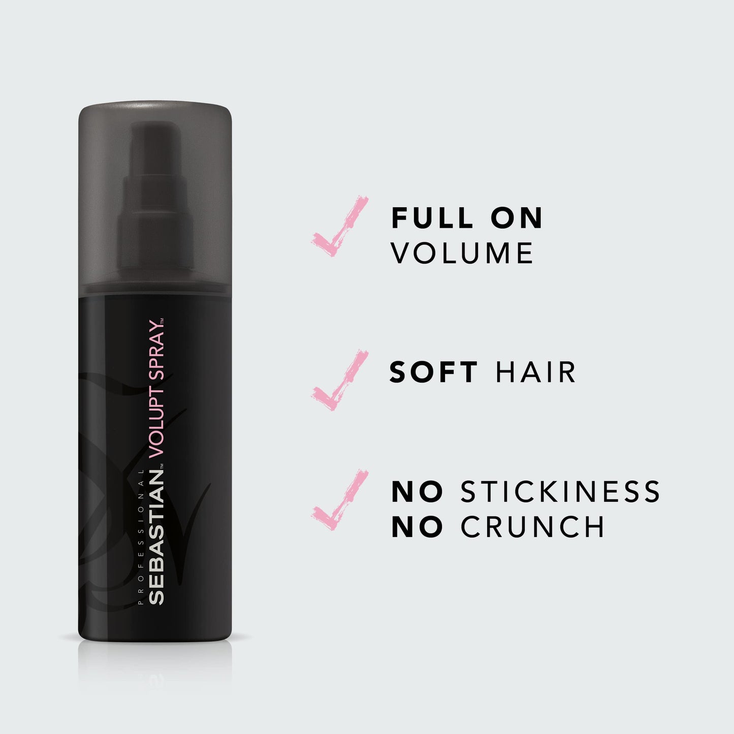 Sebastian Professional Volupt Volume-Building Spray Gel | Volumizing & Soft to Touch Hair Styling | 5.07 fl oz