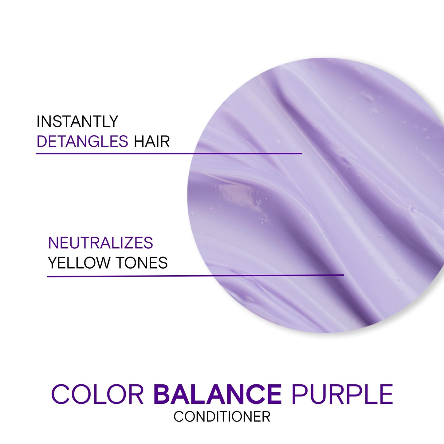Joico Color Balance Purple Conditioner | For Cool Blonde or Gray Hair | Eliminate Brassy Yellow Tones | Boost Color Vibrancy & Shine | UV Protection | With Rosehip Oil & Green Tea Extract