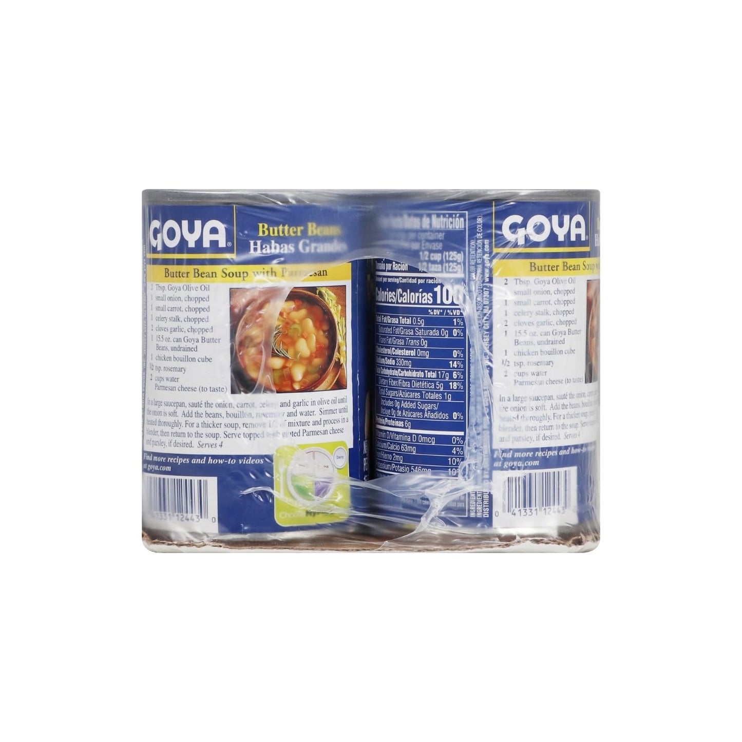 Goya Butter Beans, 15.5 Ounce (Pack of 8)