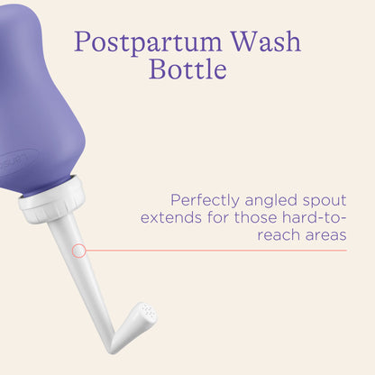 Lansinoh Upside Down Peri Bottle for Postpartum Care and Gentle Cleansing, 12.2 Ounce Bottle