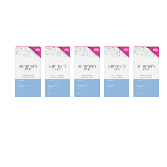Summer's Eve Extra Cleansing Vinegar & Water Douche 2 Each (Pack of 5)