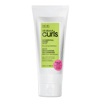 ALL ABOUT CURLS Wonder-Full Waves Gelee | Plumping Definition | Define, Moisturize, De-Frizz | All Curly Hair Types