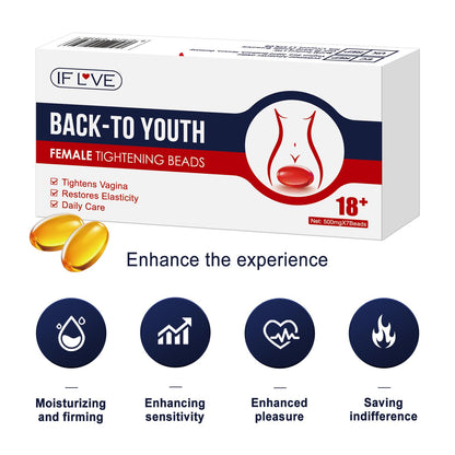 Female Vaginal Tightening Gel, Firming Liquibeads, Herbal Extract Care Improves vaginal laxity and dryness Enhances intimacy and pleasure Gentle Care