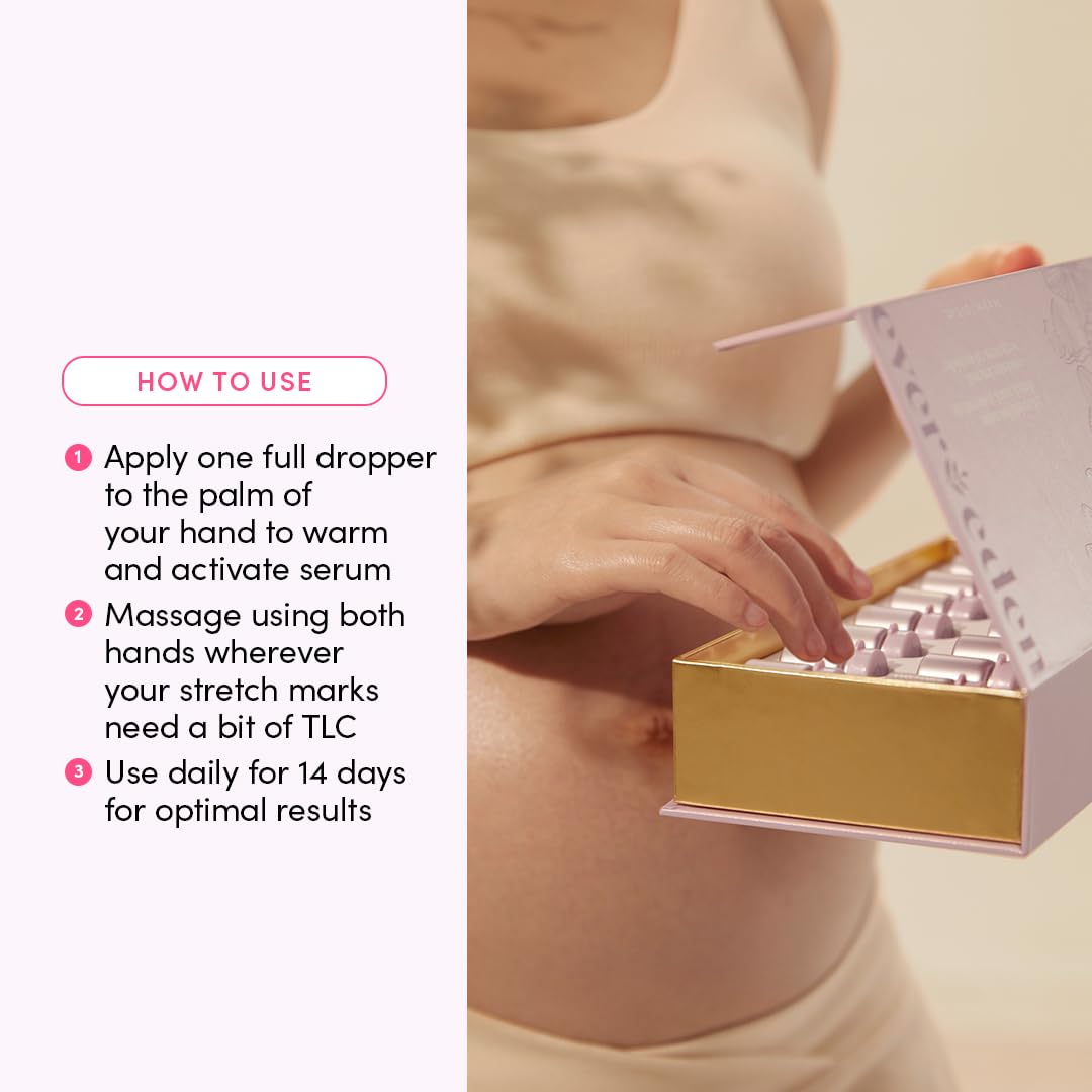 Evereden Tri-Orchid Deep Stretch Mark Removal Ampules: Clean & Gentle Orchid-Infused Pregnancy Stretch Mark Prevention Cream | Pregnancy & Breastfeeding-Safe Extreme Stretch Mark Removal Cream
