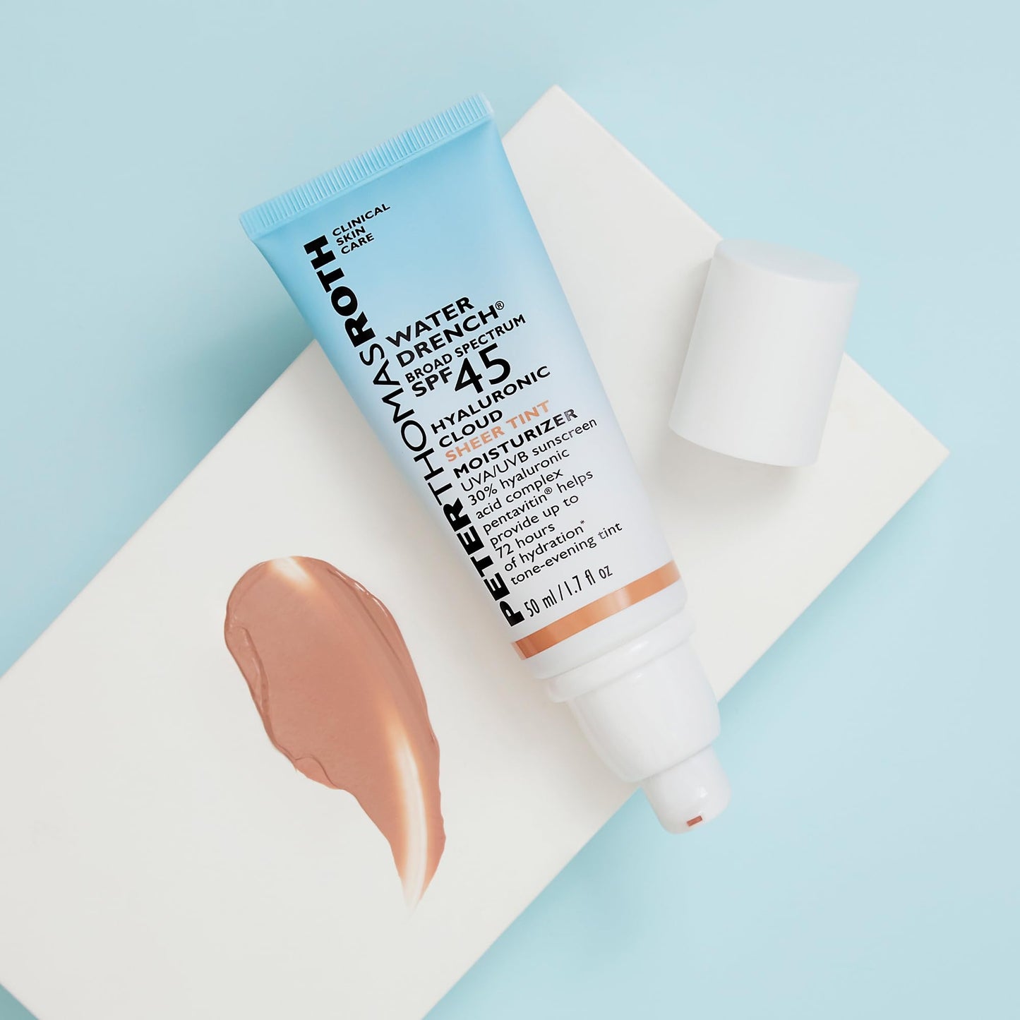 Peter Thomas Roth | Water Drench® Broad Spectrum SPF 45 Hyaluronic Cloud Sheer Tint Moisturizer
