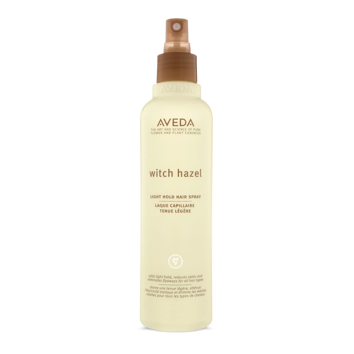Aveda Witch Hazel Light Hold Hair Spray | Non-Aerosol Spray | Reduces Static and Flyaways | Adds Light Hold | For Fine and Medium Hair Types, 8.5 Fl Oz