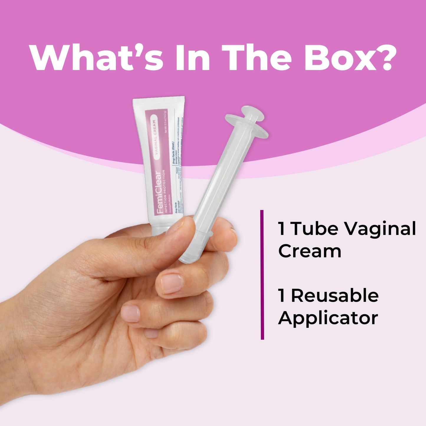 FemiClear Infection Protection Against BV & Yeast - Natural Feminine Care Cream