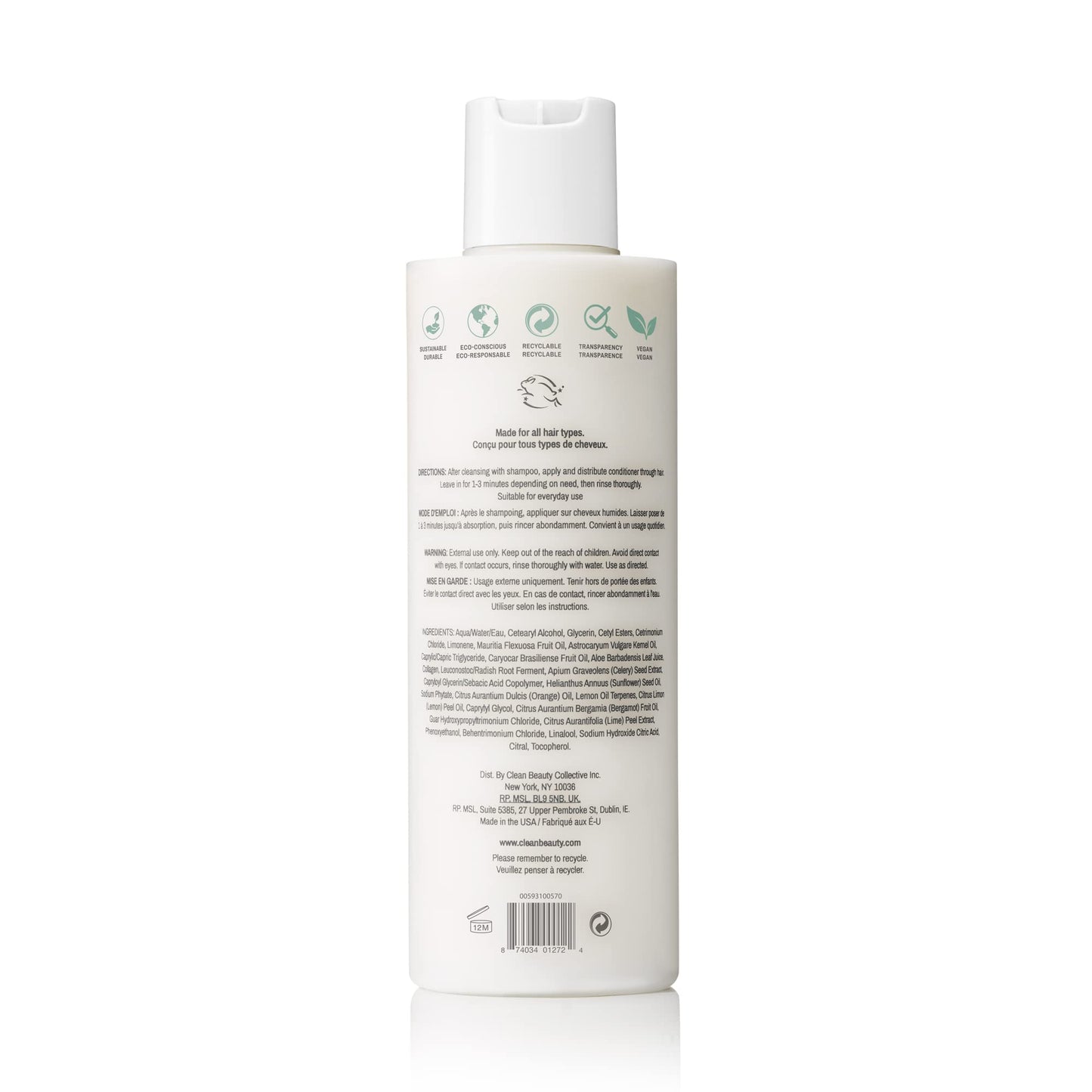 CLEAN RESERVE Buriti & Tucuma Essential Hair Conditioner | Vegan