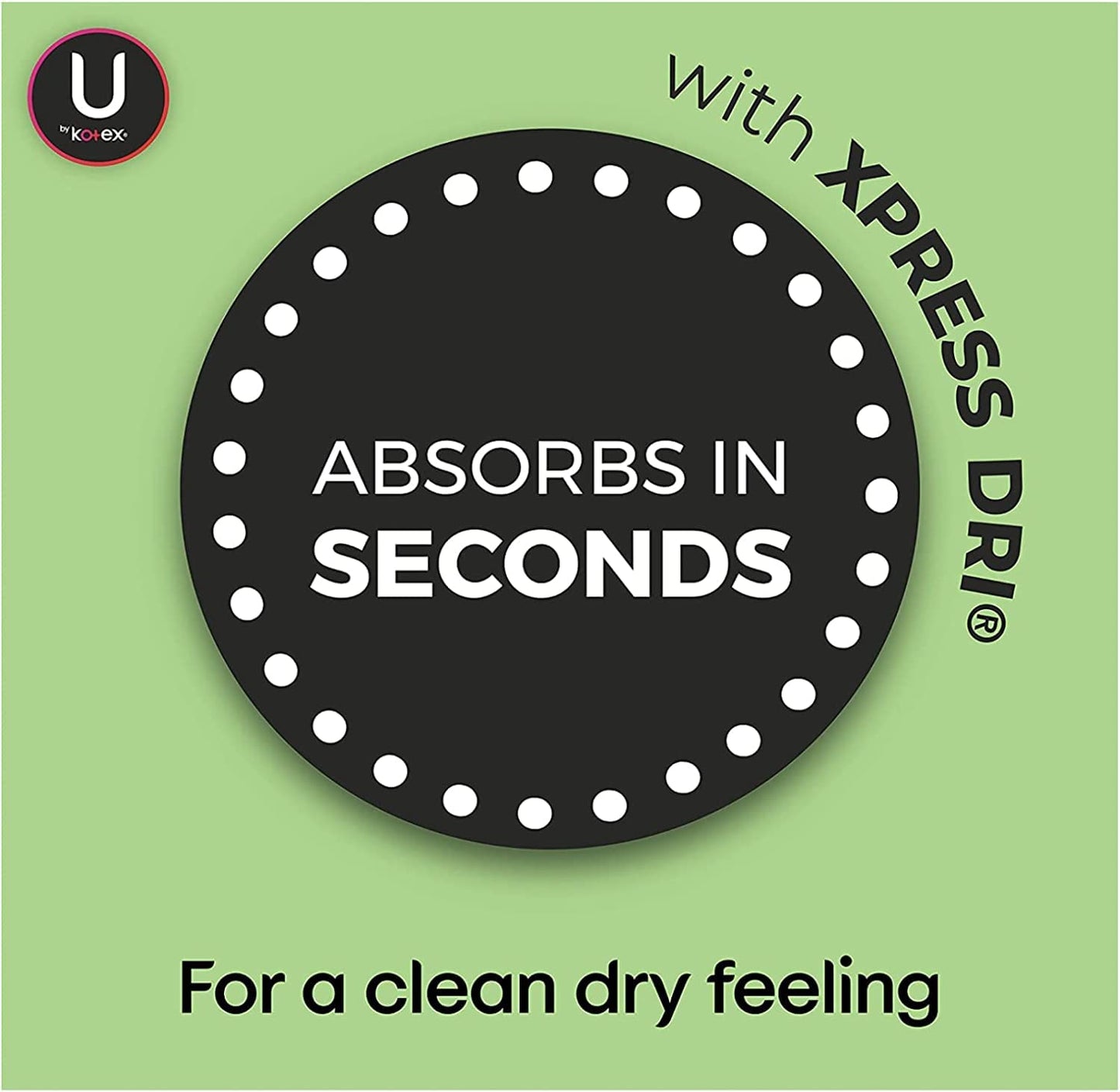Kotex Natural Balance Absorbent Liners, Long, 16 Count (Pack of Six)