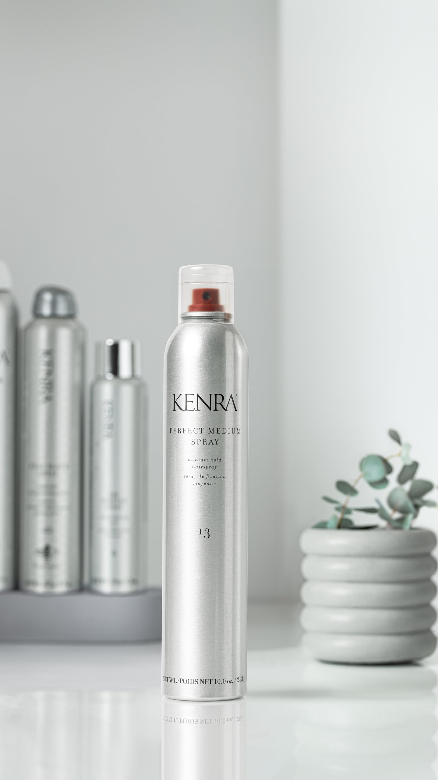 Kenra Professional Perfect Medium Spray 13 | Provides Styling Control Without Stiffness | Medium Hold | Fast-Drying Formulation | High Shine Finish | All Hair Types