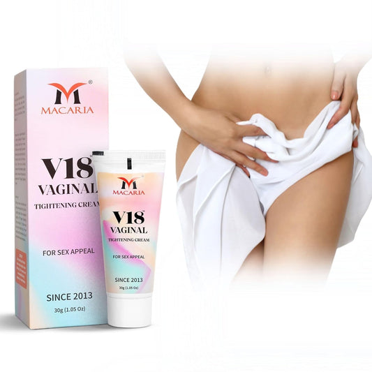 MACARIA V18 virgin again vaginal yoni Pussy tightening Shrink Cream Gel smell & taste for Girls