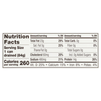 Brunswick Wild Caught Gourmet Brisling Sardines in Extra Virgin Olive Oil, 4.23 oz Can - Wild Caught Sardines - 14g Protein per Serving - Gluten Free, Keto Friendly