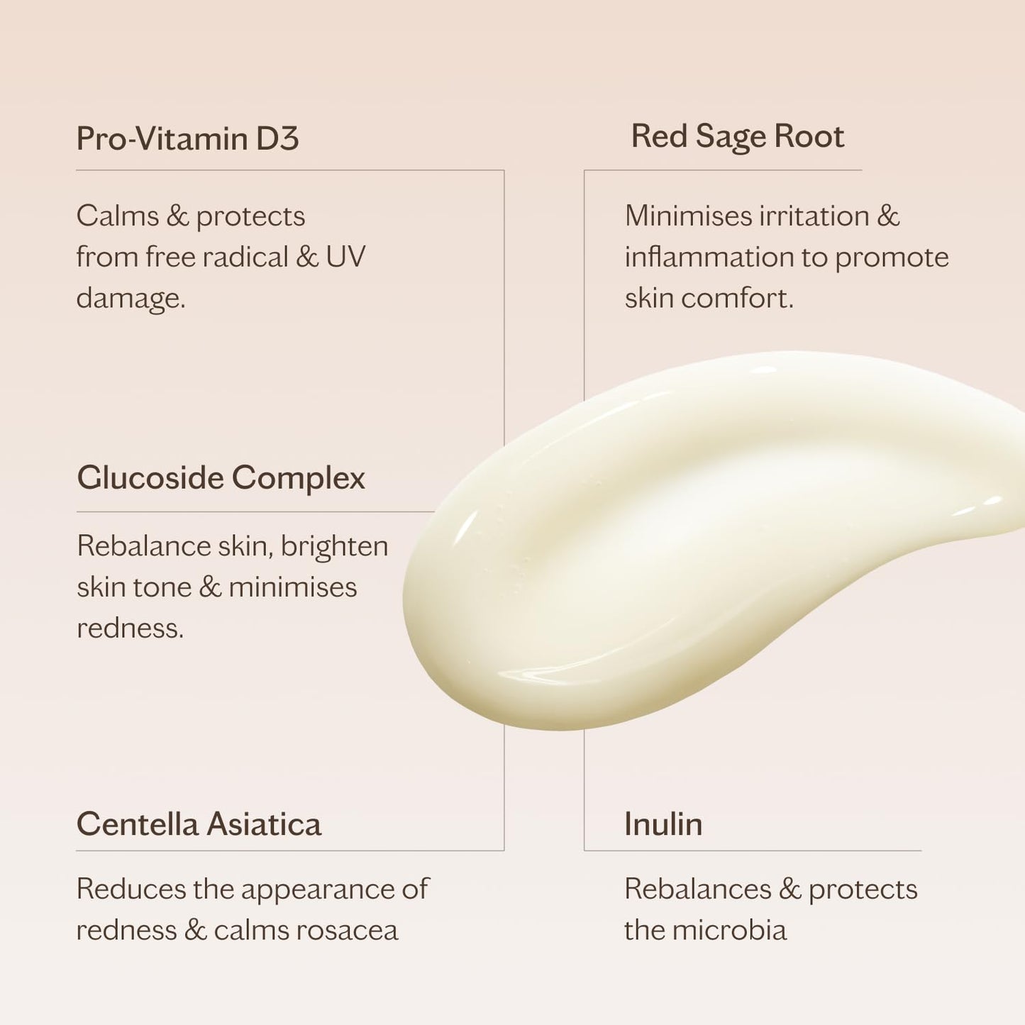 MZ SKIN Calming Rescue Serum 1.01fl oz | Prebiotic Soothing Serum for Sensitive, Redness-Prone Skin | Strengthens Barrier, Hydrates & Reduces Irritation