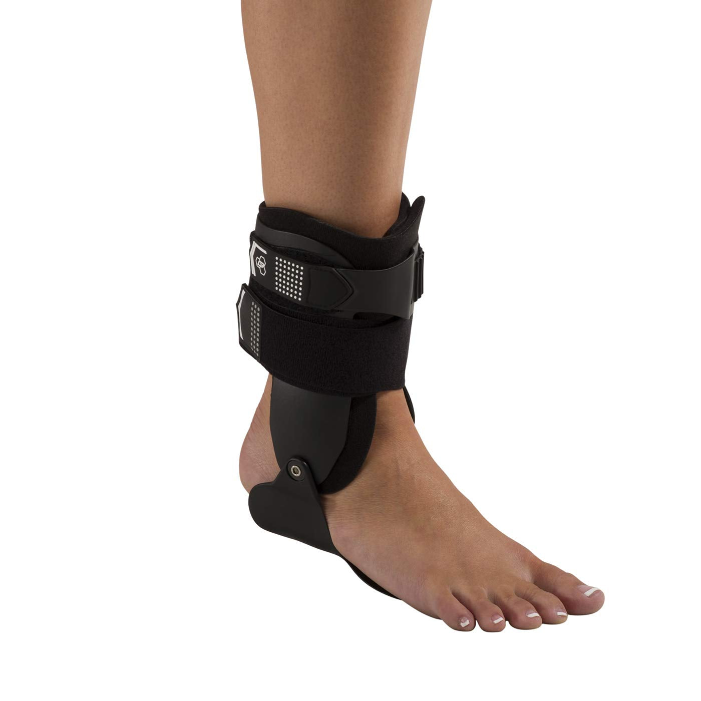 DonJoy Performance BIONIC Stirrup Ankle Brace, Maximum Medial/Lateral Ankle Support, Low-Profile Rigid Brace, Adjustable, Ankle Immobilization for Volleyball, Basketball, Football, Baseball, Lacrosse