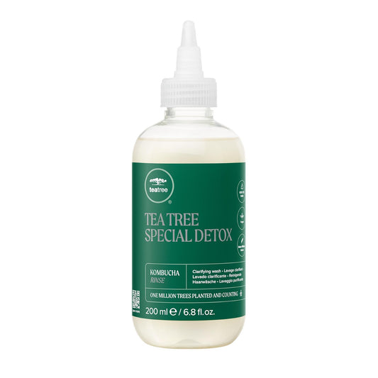 Tea Tree Special Detox Kombucha Rinse, Removes Buildup, Adds Shine, For All Hair Types