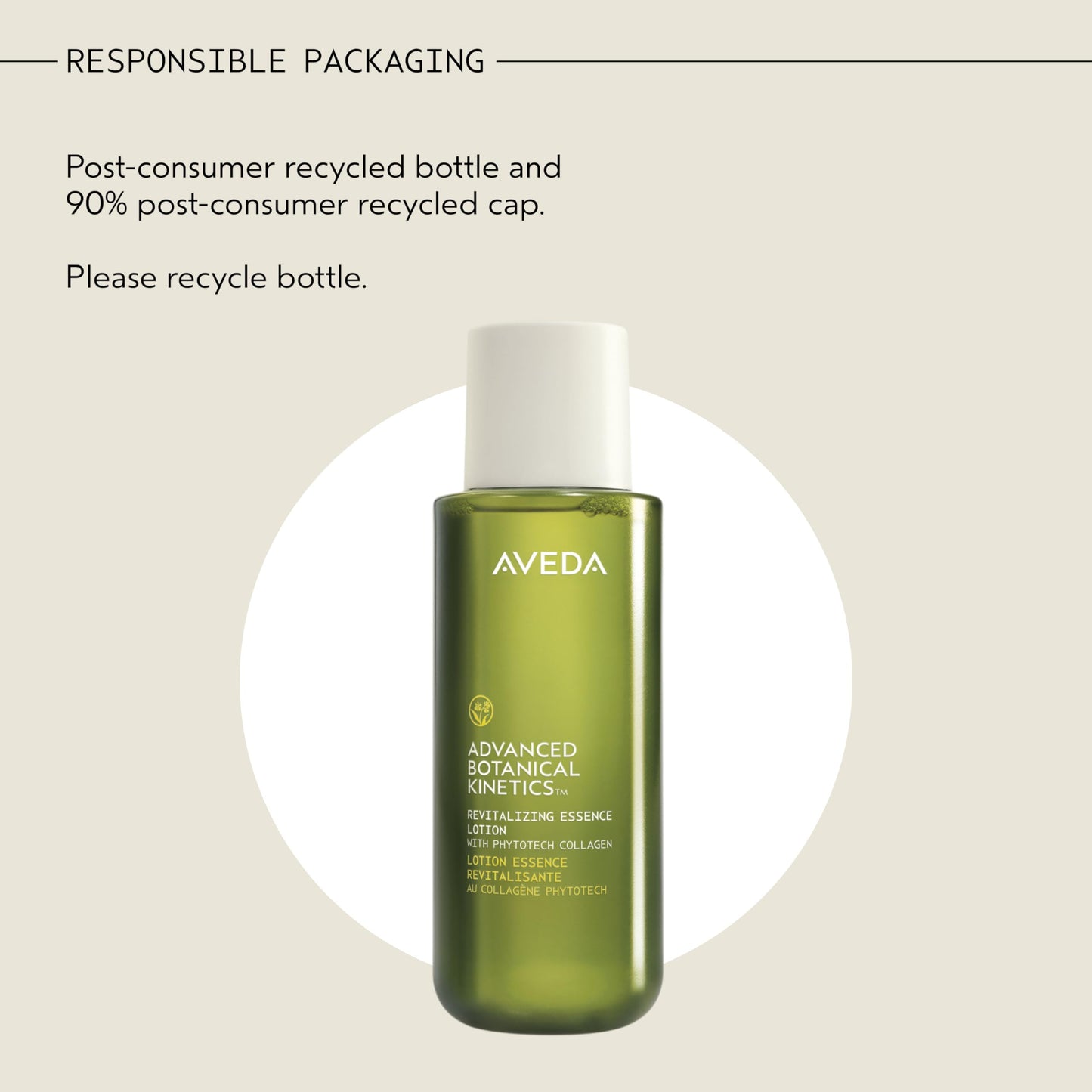 Aveda Advanced Botanical Kinetics Revitalizing Essence Lotion | Smooths skin and refines pores | Vegan | Full Size | 6.7 Fl Oz
