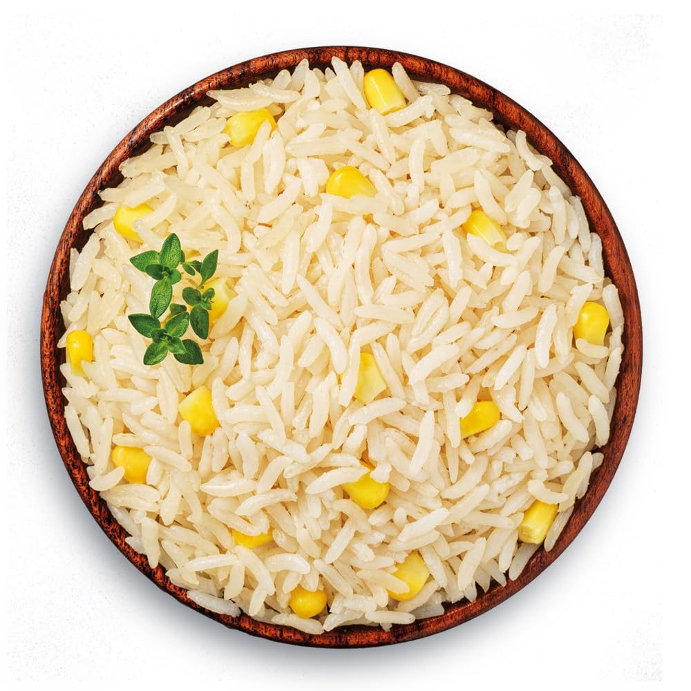 Isadora Pre-Cooked Microwave Mexican Rice with Corn, Ready-to-Eat, No Refrigeration, Heat and Eat Flavored Rice, Non_GMO, Mexican Food, 8.8 oz, 1 Pack