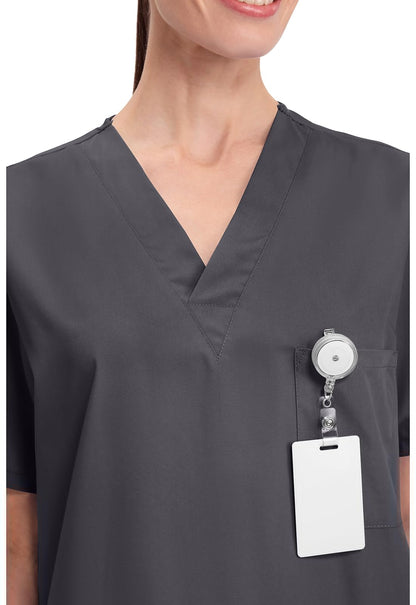 Cherokee Womens Unisex V-Neck Top