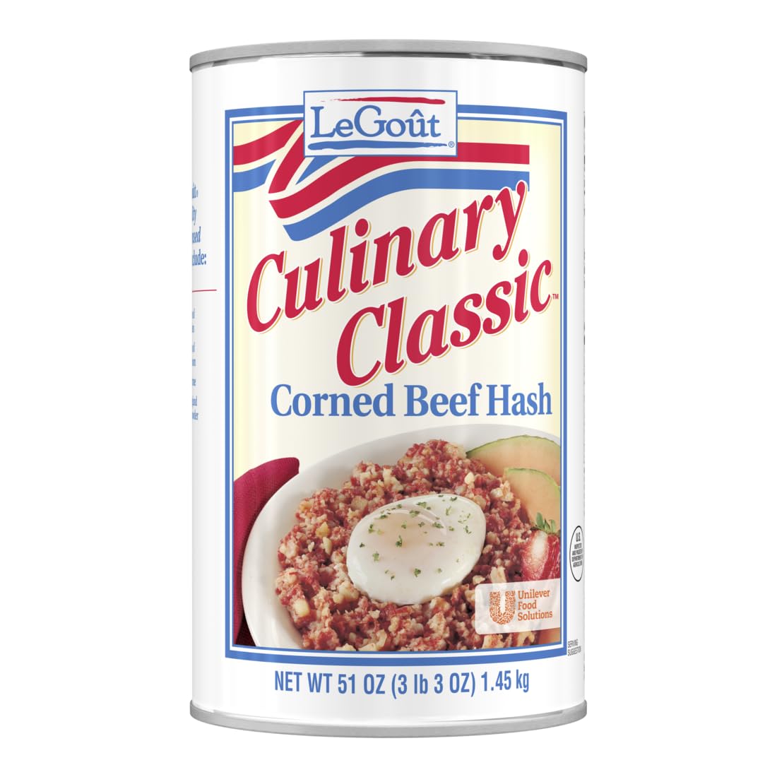 LeGout Culinary Classic Corned Beef Hash Entr?e, 51-Ounce