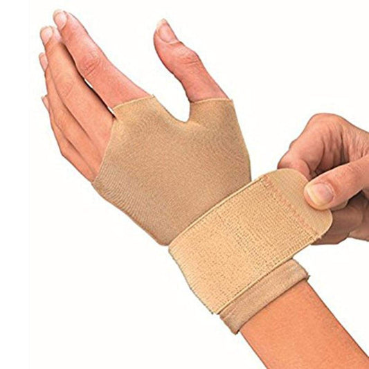 Mueller Compression Gloves, Small, Beige