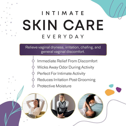 Intimate Vaginal Moisturizer for Women Clinically Tested for Dryness, Itching, Burning & Vagina Odor - All Natural Vaginal Moisture Cream for Feminine Care & Intimate Skin Care 4oz