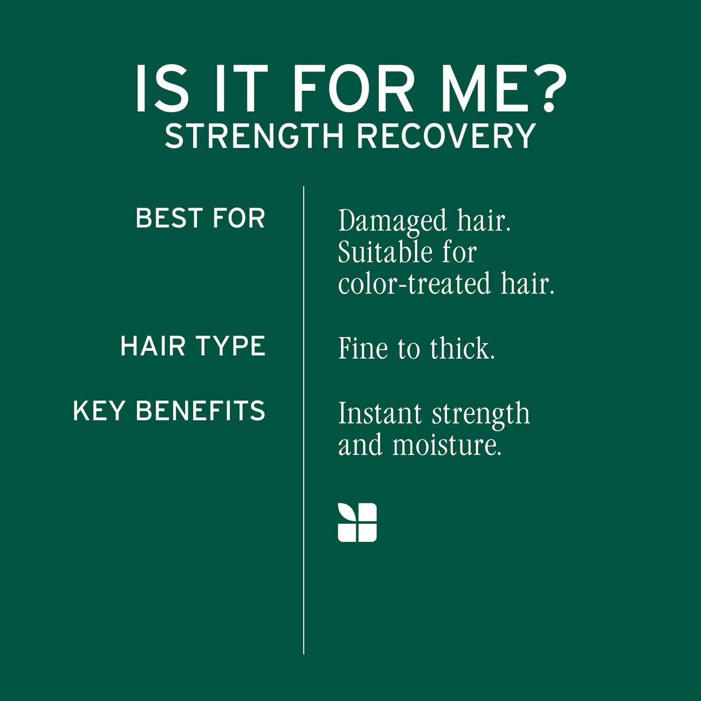 Biolage Strength Recovery Conditioner - Moisturizes & Strengthens Damaged Hair, Softness & Shine, Hydrates and Repairs Damaged Hair, With Olive Squalane & Vegan Proteins, Paraben-Free, Vegan