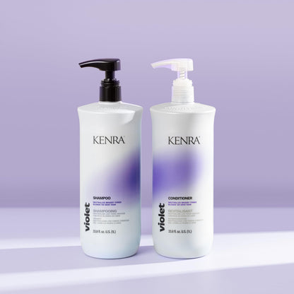 Violet Shampoo | Eliminates Brassy Tones | Purple Pigment + Deposit | Neutralizes Yellow | Moisturizes Processed Hair | Enhances Vibrancy of Blonde or Gray Hair | Color Safe
