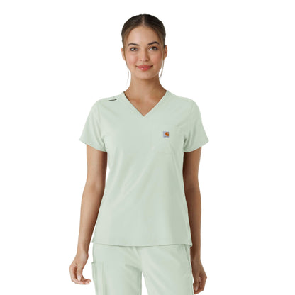 Carhartt Women's Tuck-in Scrub Top - Big Sky, XS