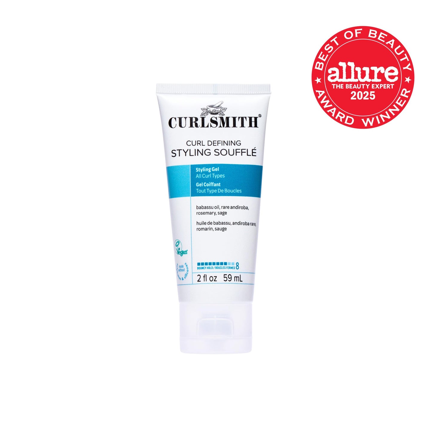 CURLSMITH - Curl Defining Styling Soufflé - Vegan Medium Hold Styling Gel