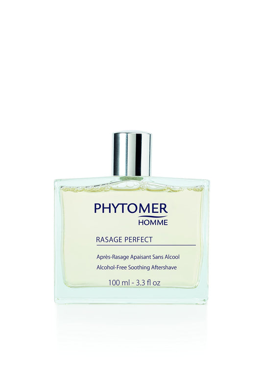 PHYTOMER Rasage Perfect Soothing Aftershave Lotion for Men | Alcohol-Free Skin Moisturizer for Face & Neck | Soothing, Refreshing, Calming Aftershave | Reduces Redness & Skin Irritation | 100 ml