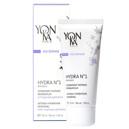 Yonka Hydra No. 1 Masque | Hydrating Face Mask with Vitamin C and Aloe Vera | Overnight Anti-Aging Treatment | For Normal to Dry Skin | Paraben-Free | 1.80 oz